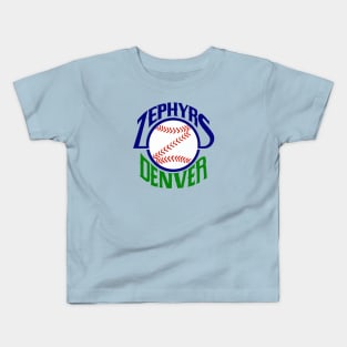 Iconic Denver Zephyrs Kids T-Shirt